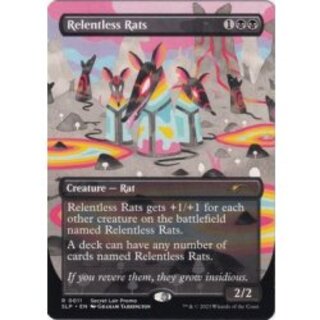 (FOIL)(0011)執拗なネズミ/Relentless Rats《英語》【Secret Lair Showdown】 1