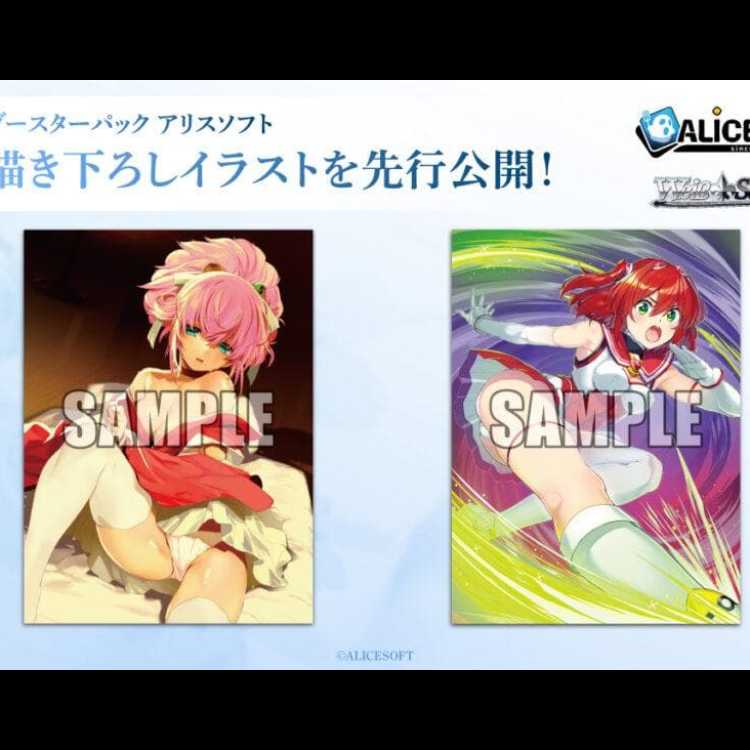 【新品未開封シュリンク付き】ヴァイスシュヴァルツロゼ ブースターパック アリスソフト 2BOX 2BOX
