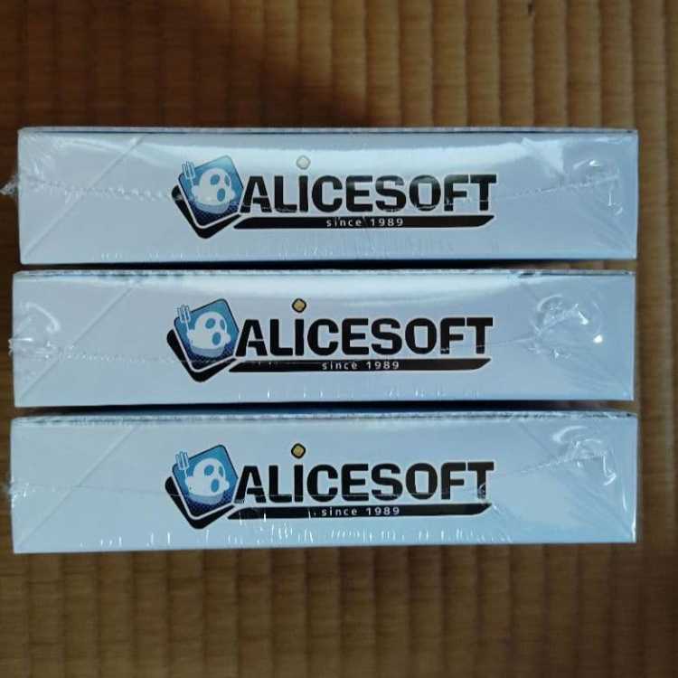 【新品未開封シュリンク付き】ヴァイスシュヴァルツロゼ アリスソフト 3BOX 3BOX