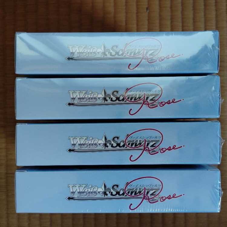 ヴァイスシュヴァルツロゼ ブースターパック アリスソフト 4BOX　【新品未開封シュリンク付き】 4BOX