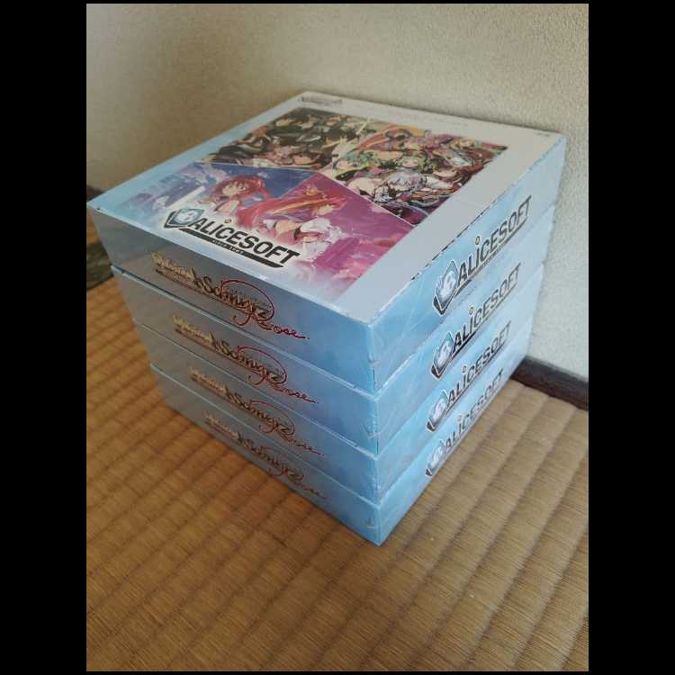 ヴァイスシュヴァルツロゼ ブースターパック アリスソフト 4BOX　【新品未開封シュリンク付き】 4BOX
