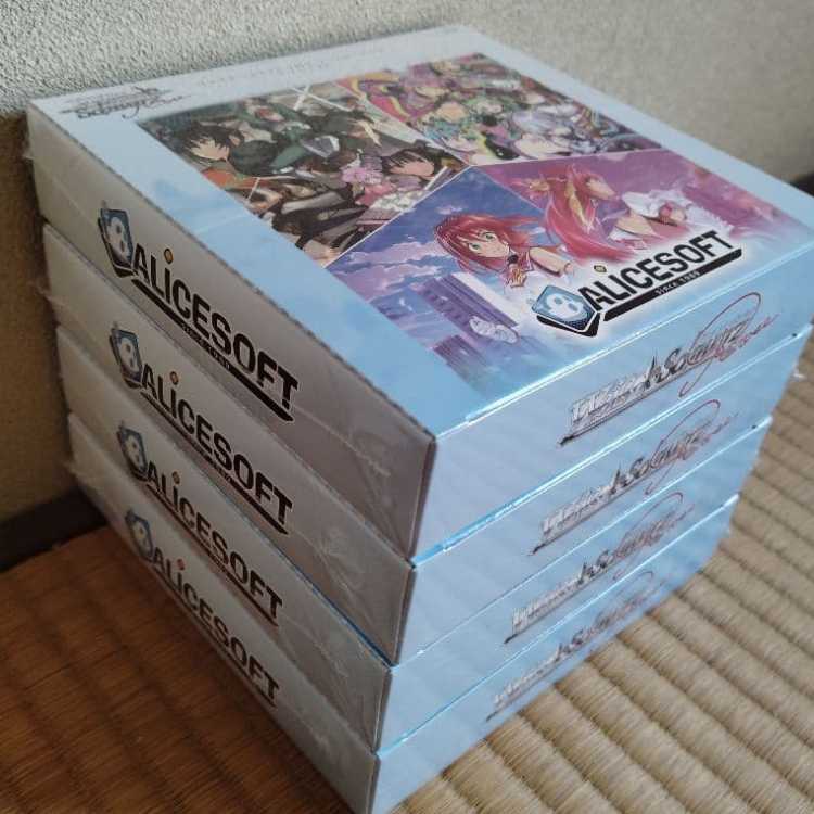 ヴァイスシュヴァルツロゼ ブースターパック アリスソフト 4BOX　【新品未開封シュリンク付き】 4BOX