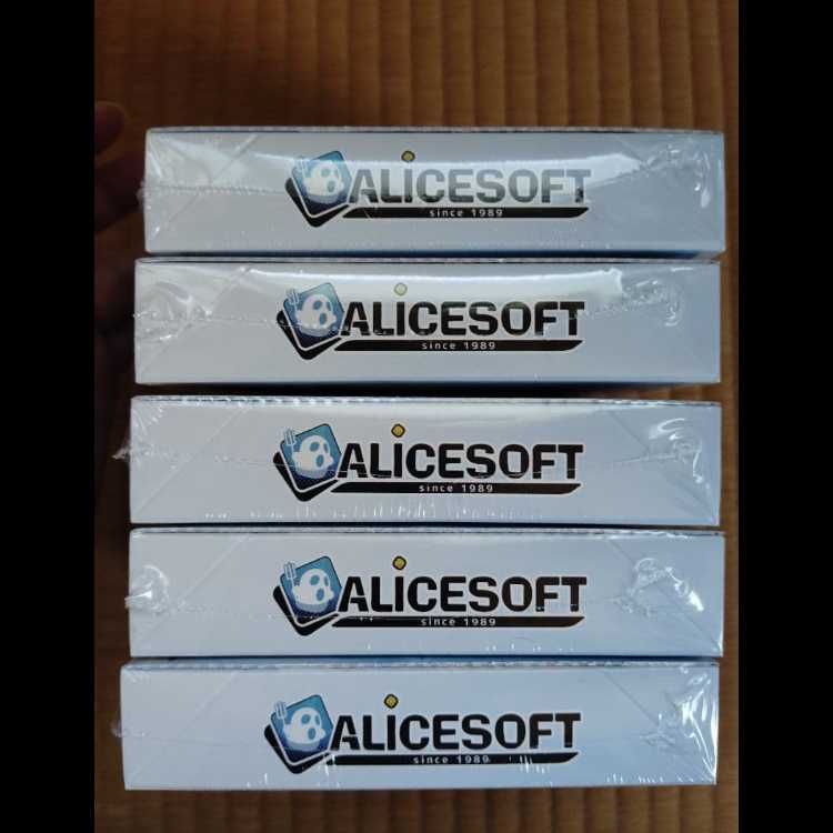 【新品未開封シュリンク付き】ヴァイスシュヴァルツロゼ アリスソフト 5BOX【新品、未使用】 5BOX