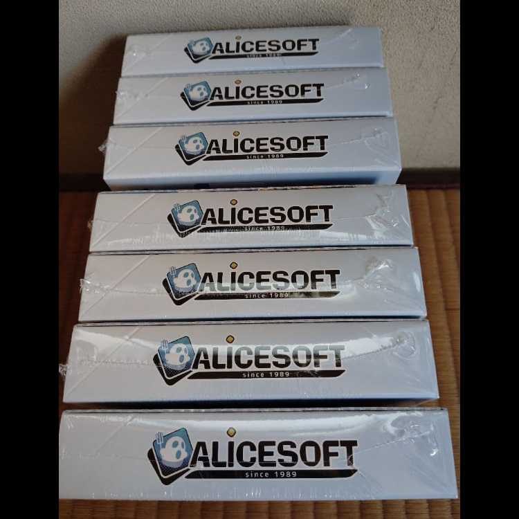 ヴァイスシュヴァルツロゼ ブースターパック アリスソフト 7BOX　【新品未開封シュリンク付き】 7BOX