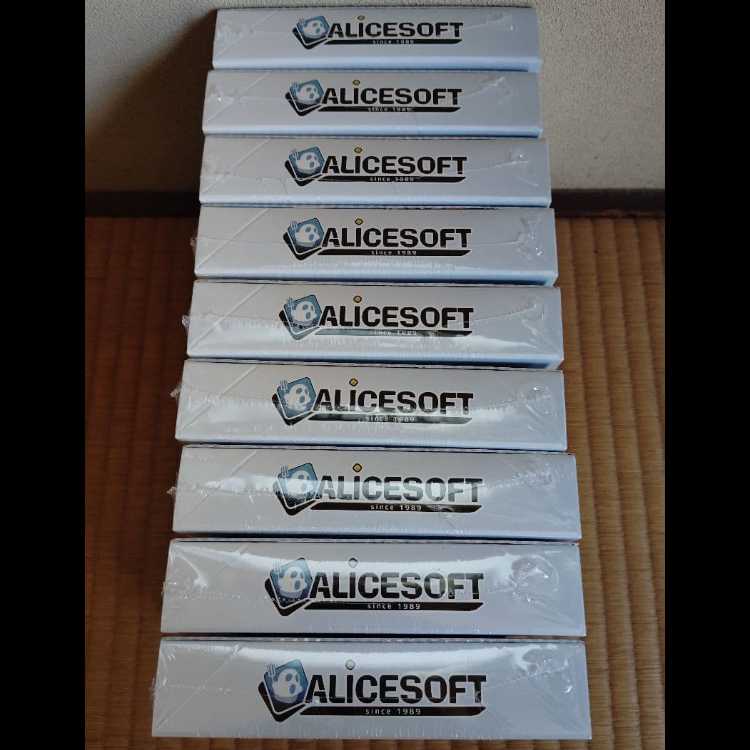 ヴァイスシュヴァルツロゼ ブースターパック アリスソフト 9BOX　【新品未開封シュリンク付き】 9BOX