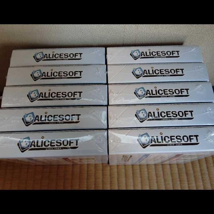 ヴァイスシュヴァルツロゼ ブースターパック アリスソフト 10BOX　【新品未開封シュリンク付き】 10BOX