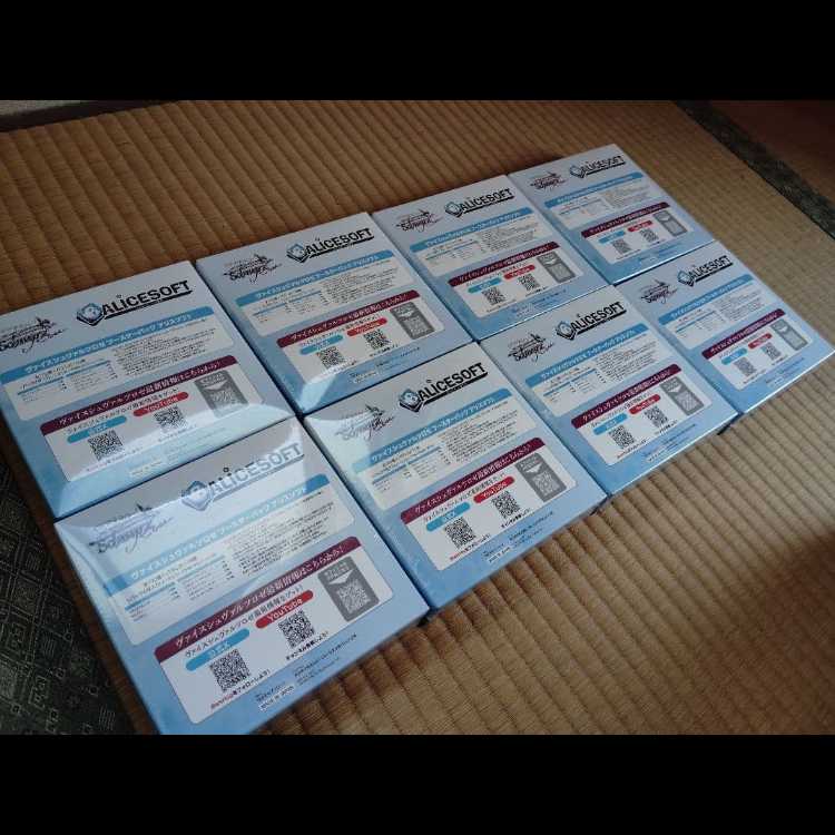 ヴァイスシュヴァルツロゼ ブースターパック アリスソフト 8BOX　【新品未開封シュリンク付き】 8BOX