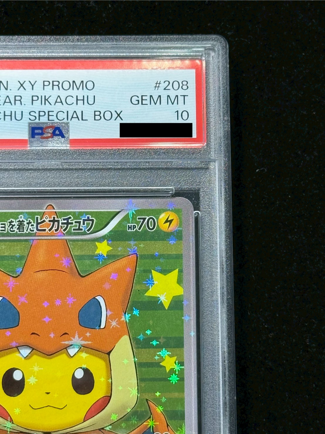 〔PSA10鑑定済〕ポンチョを着たピカチュウ【P】{208/XY-P} 1枚