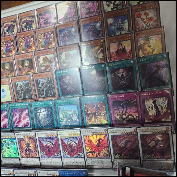 即日発送　ローズ・ドラゴンデッキ　構築済みデッキ　山屋　レッドローズ・ドラゴン　ロクスローズ・ドラゴン　黒薔薇の破滅竜　黒薔薇と荊棘の魔女　黒薔薇の華園 血樹竜姫ドラセレア 1枚