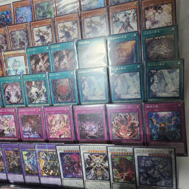 山屋　即日発送　白き森アザミナデッキ　白き森の聖徒リゼット　白き森のリゼット　白き森のアステーリャ　白魔女ディアベルゼ　殺戮聖徒レジーナ　告死聖徒ルシエラーゴ  1枚