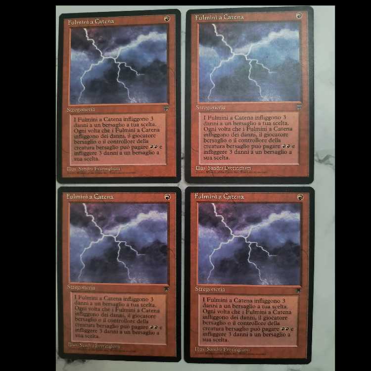 Chain Lightning LEG イタリア語版 4枚