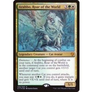 [EX]世界の咆哮、アラーボ/Arahbo, Roar of the World《日本語》【Commander 2017】 1枚