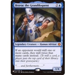 文飾衒才のブルバック/Bruvac the Grandiloquent《英語》【Reprint Cards(The List)】 1枚