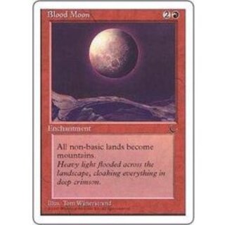 [EX](黒枠)血染めの月/Blood Moon《日本語》【CHR】 1枚
