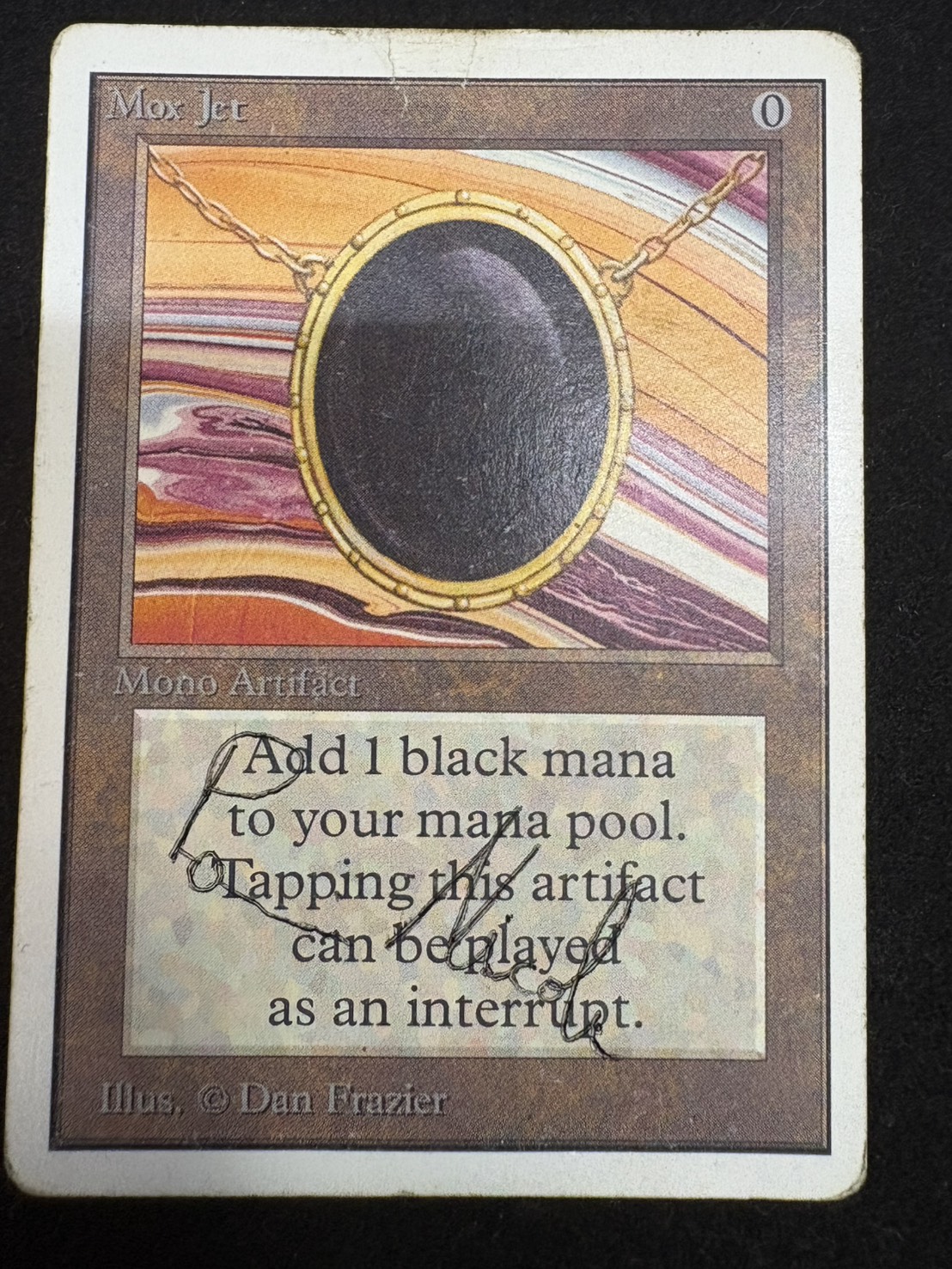 [POOR](サイン/インク)Mox Jet《英語》【2ED】#287 1枚