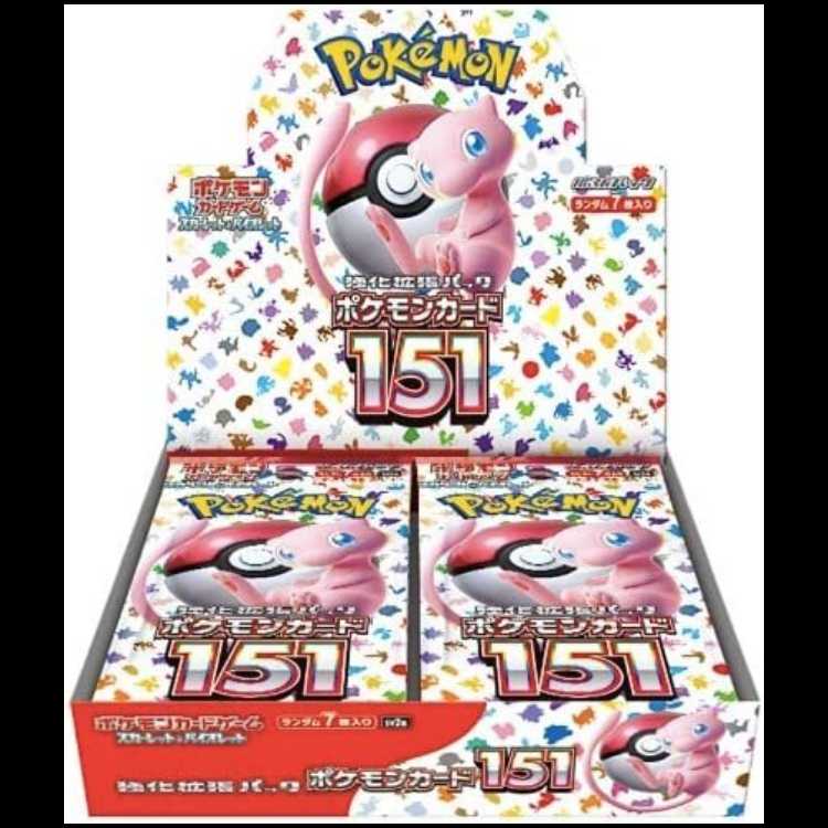 強化拡張パック「ポケモンカード151（イチゴーイチ）」 未開封BOX  1BOX