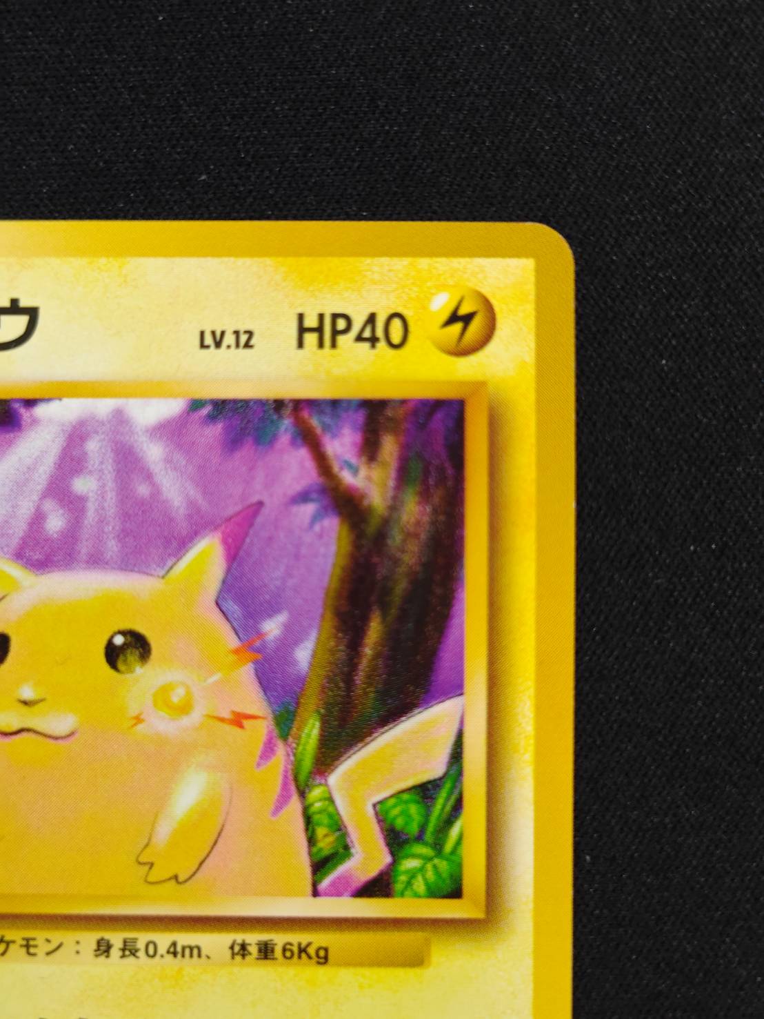 ピカチュウ LV.12(マークあり)【●】{旧裏} 1枚