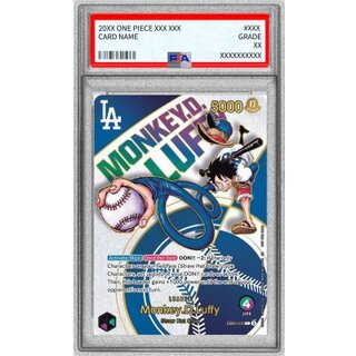 〔PSA9鑑定済〕モンキー・D・ルフィ(英語版/ドジャース)【L】{EB02-010} 1枚