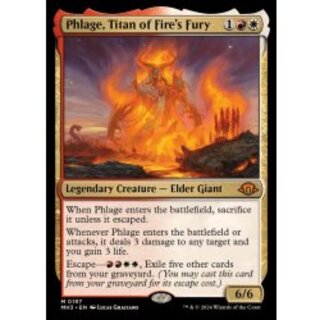 (FOIL)火の怒りのタイタン、フレージ/Phlage, Titan of Fire's Fury《英語》【MH3】 1枚