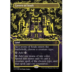 [EX+](ネオンイエローFOIL)魂の洞窟/Cavern of Souls《英語》【LCI】 1枚
