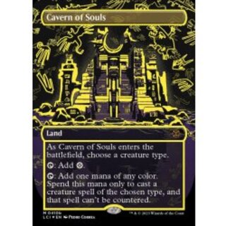 [EX+](ネオンイエローFOIL)魂の洞窟/Cavern of Souls《英語》【LCI】 1枚