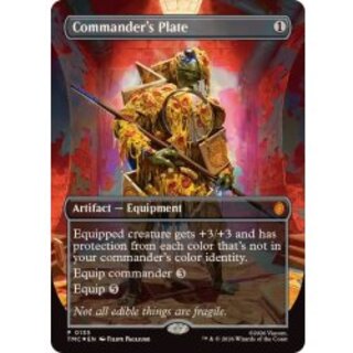 [EX+](FOIL)(フルアート)統率者の板金鎧/Commander's Plate《英語》【TMC】 1枚