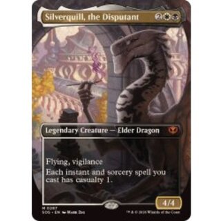 (FOIL)(フルアート)討論するもの、シルバークイル/Silverquill, the Disputant《英語》【SOS】 1枚
