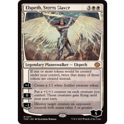[EX+]嵐の討伐者、エルズペス/Elspeth, Storm Slayer《英語》【TDM】 1枚