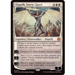 [EX+]嵐の討伐者、エルズペス/Elspeth, Storm Slayer《英語》【TDM】 1枚