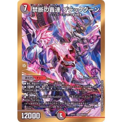 禁断の轟速ブラックゾーン【SR】{22EX2H5B/H12}《多》 1枚