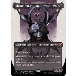 (フルアート)(435)黙示録、シェオルドレッド/Sheoldred, the Apocalypse《英語》【DMU】 1枚
