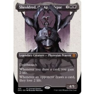 (フルアート)(435)黙示録、シェオルドレッド/Sheoldred, the Apocalypse《英語》【DMU】 1枚