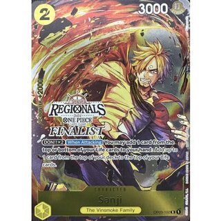〔状態A-〕サンジ(英語版/Finalist/ONLINE REGIONALS 2024/illust:Nijihayashi)【R】{OP03-102} 1枚