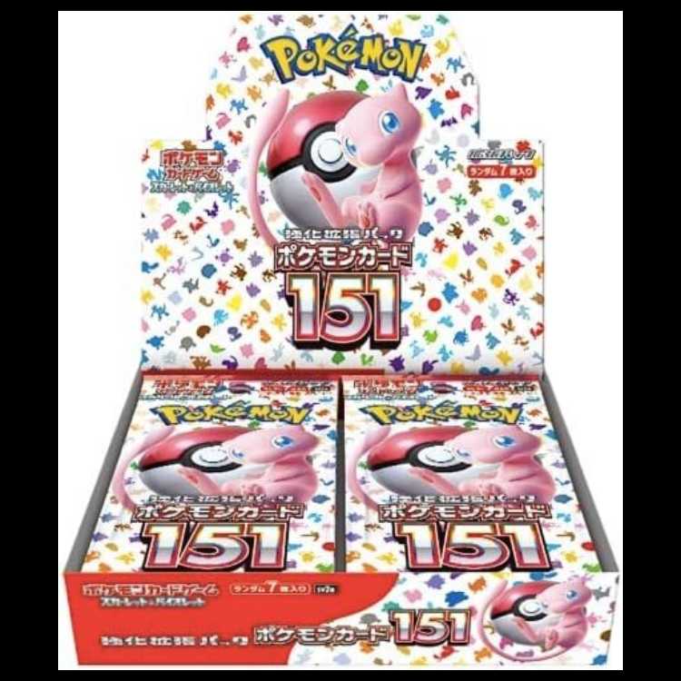 強化拡張パック「ポケモンカード151（イチゴーイチ）」 未開封BOX  1BOX