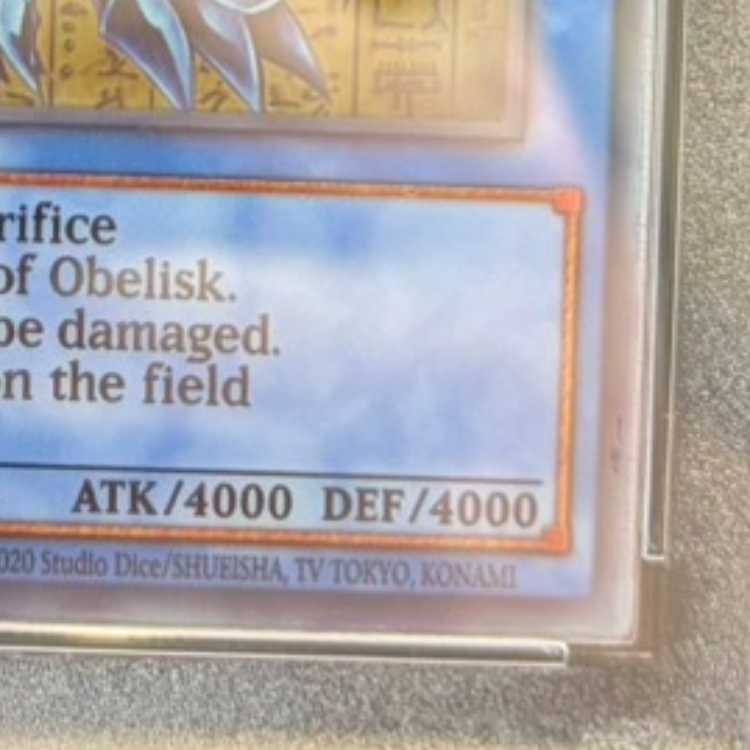 【PSA10】オベリスクの巨神兵  原作絵ステンレス 1枚