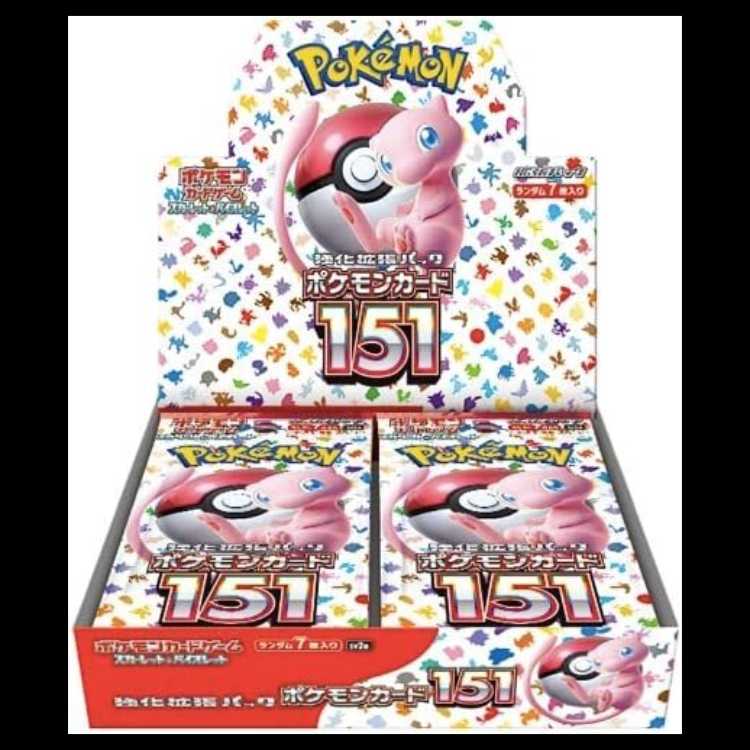 強化拡張パック「ポケモンカード151（イチゴーイチ）」 未開封BOX  3BOX