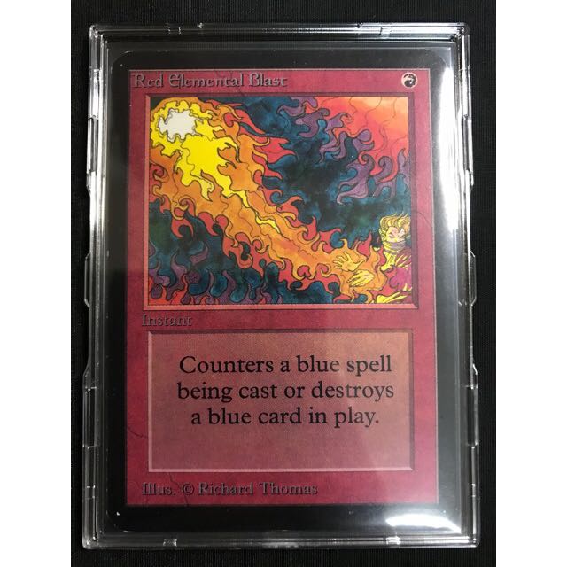 MTG Red Elemental Blast/Red Elemental Blast Alpha 2 copies