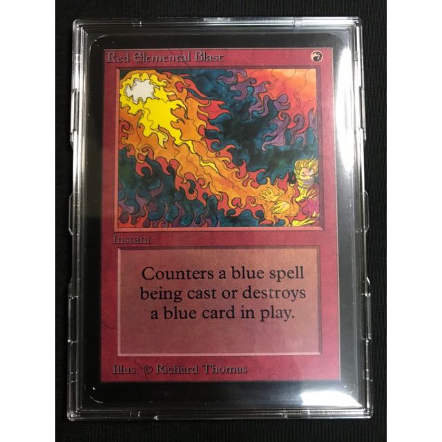 MTG Red Elemental Blast/Red Elemental Blast Alpha 2 copies