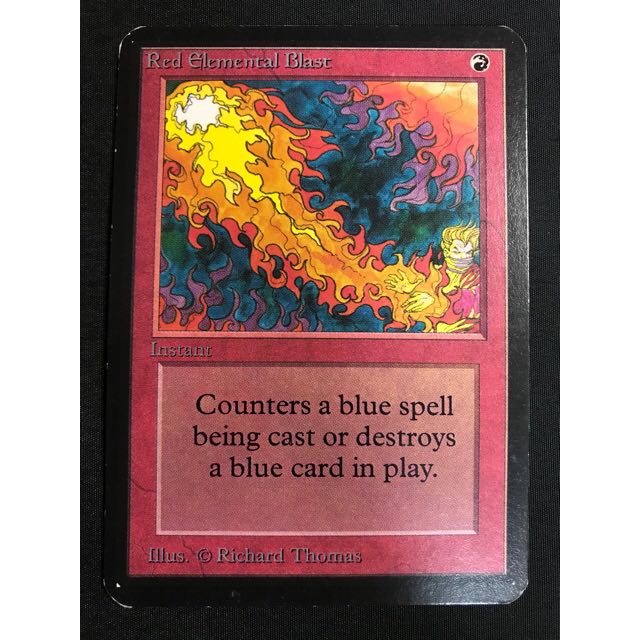 MTG Red Elemental Blast/Red Elemental Blast Alpha 2 copies
