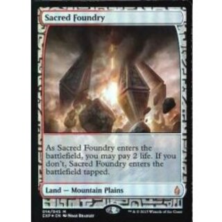[EX+](FOIL)聖なる鋳造所/Sacred Foundry《英語》【EXP】 1