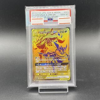 【PSA10】ゲッコウガ&ゾロアークGX UR 223/173 1枚