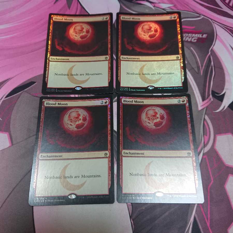 Foil 血染めの月 4枚