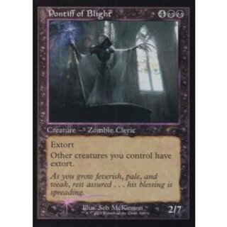 [EX+](FOIL)(848)荒廃の司教/Pontiff of Blight《英語》【SLD】 1枚