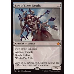 [EX+](FOIL)七つの死の種父/Sire of Seven Deaths《英語》【FDN】 1枚