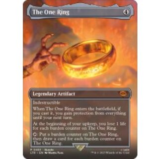 [EX+](FOIL)(フルアート)(451)一つの指輪/The One Ring《英語》【LTR】 1枚