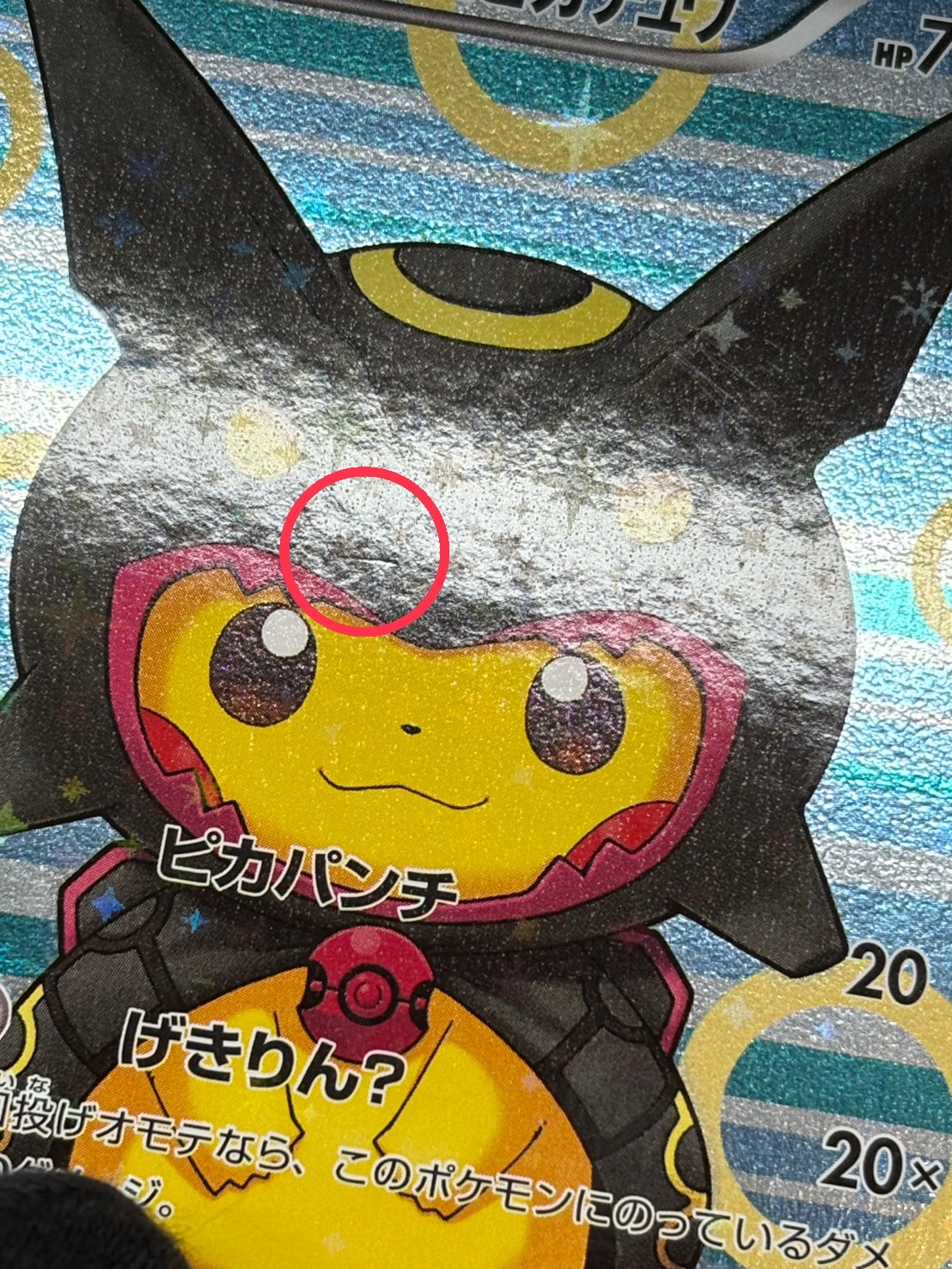 〔状態B〕ポンチョを着たピカチュウ【P】{231/XY-P} 1枚