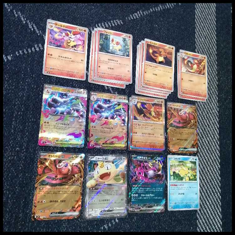 Pokémon Card Deck Mega Charizardex Delphox [04924]. 1枚