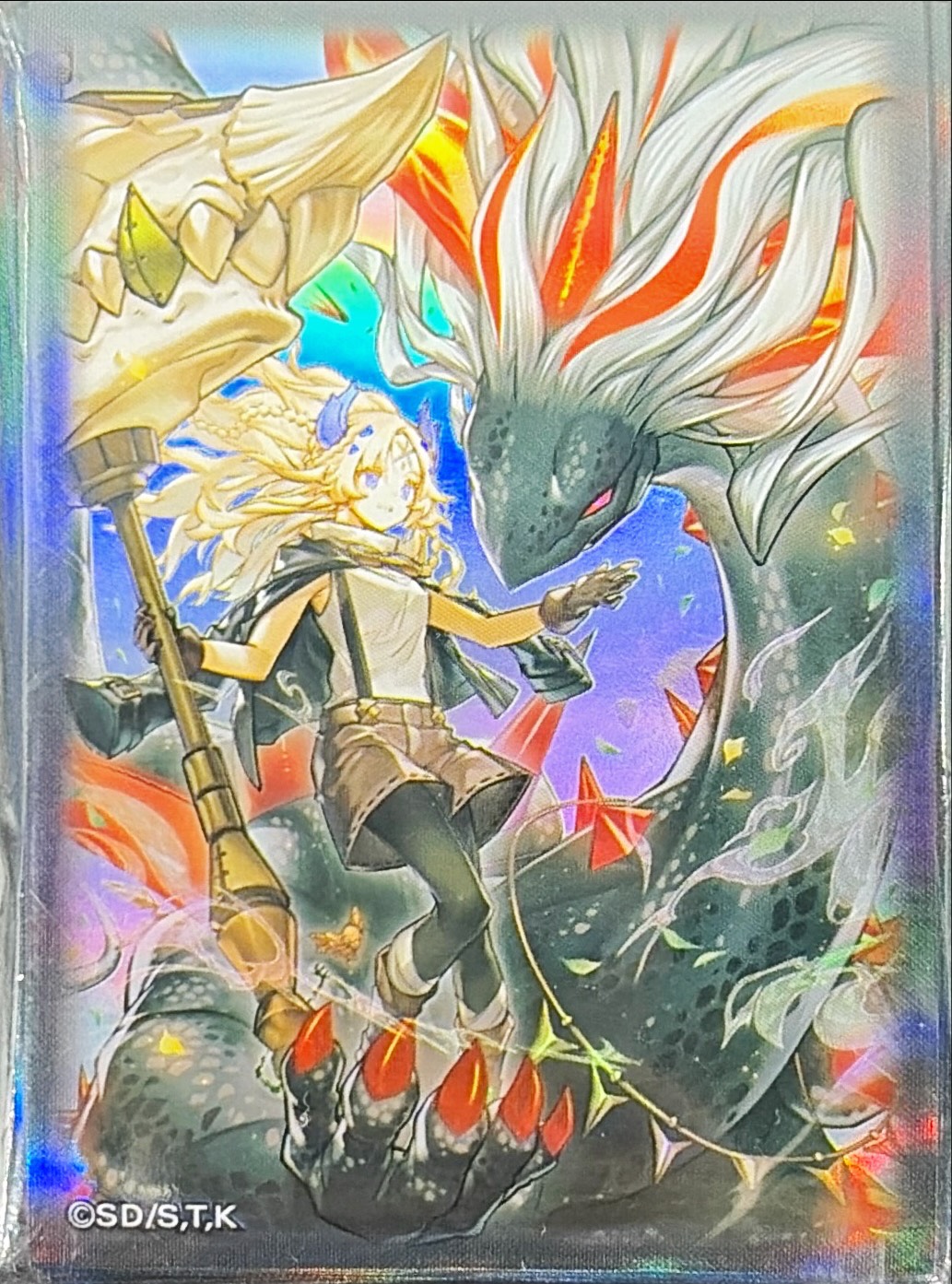 スリーブ『黒き竜のエクレシア』70枚入り【-】{-}《スリーブ》 1枚