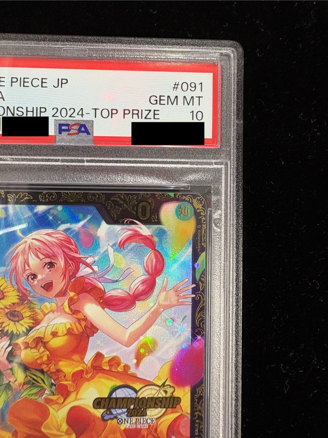 〔※状態難/PSA10鑑定済〕レベッカ(CS2024/illust:Hashimoto Q)【SR】{OP05-091} 1枚