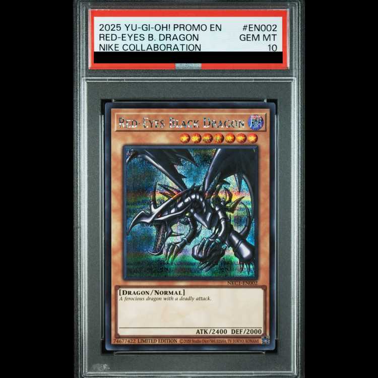 PSA10] Red-Eyes Black Dragon English / Nike Logo Secret NKC1-EN002 1枚